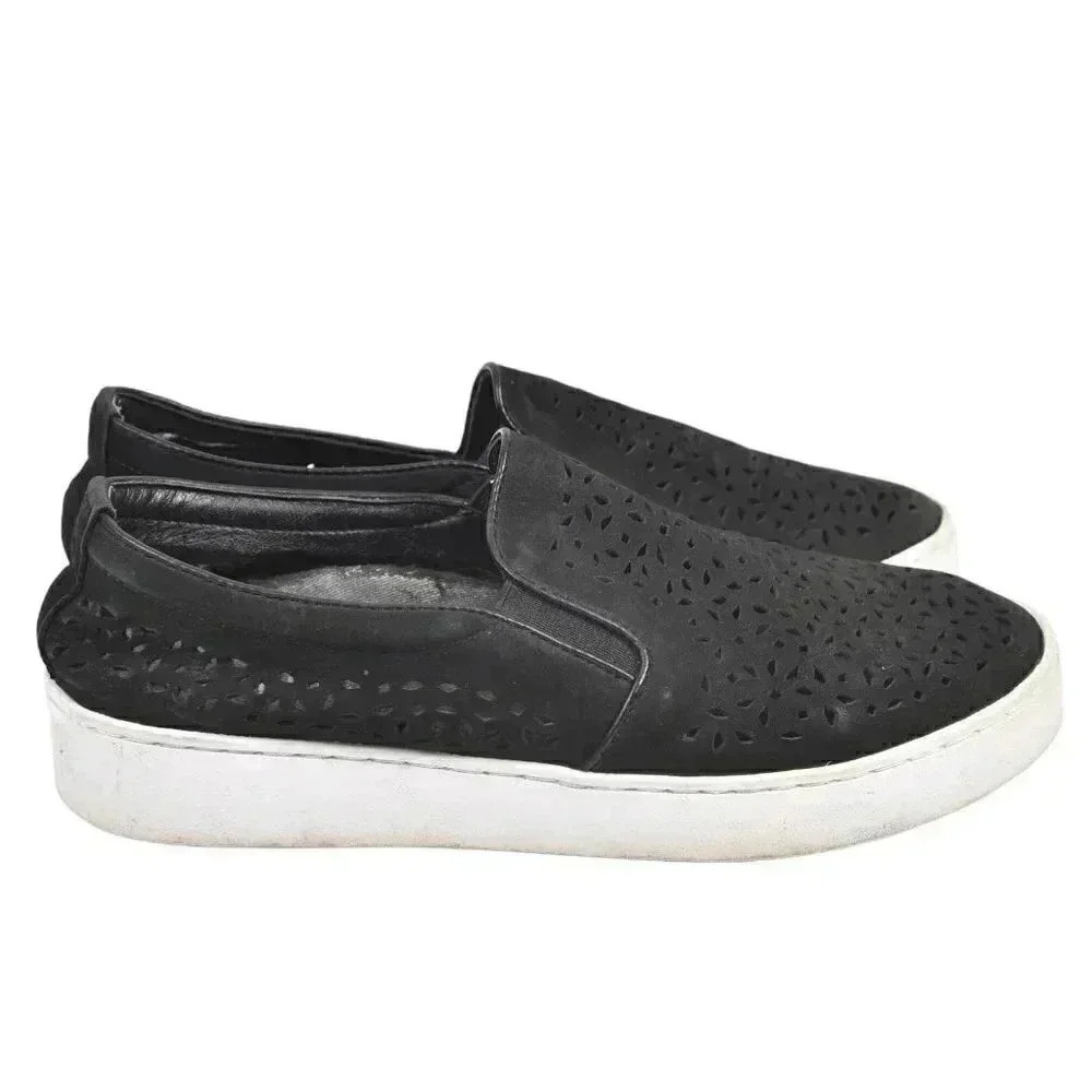 Vionic Splendid Midi Perf Slip-on Sneakers Leather Orthotic Arch Support Size  6 - Picture 2 of 11